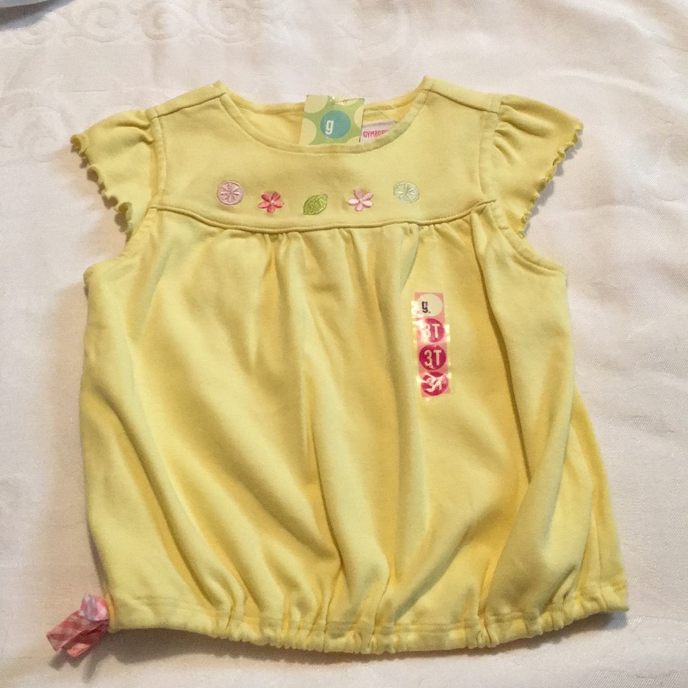 NWTs Vintage Lemony Fresh yellow top Sz 3T